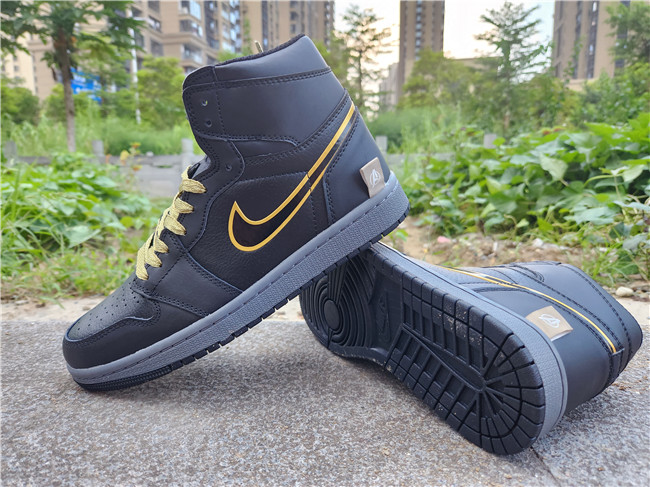 Women's Running Weapon Air Jordan 1 High Top Black Shoes 0330 Women's Running Weapon Air Jordan 1 High Top Black Shoes 0330